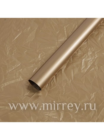 Пленка 58 см х10 м Тишью водонепроницаемый цвет золотой 20 мкр