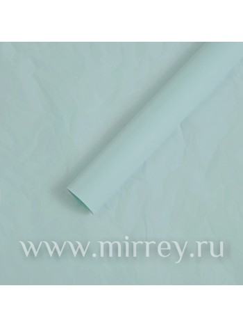 Пленка 58 см х10 м Тишью водонепроницаемый цвет светло-голубой 20 мкр