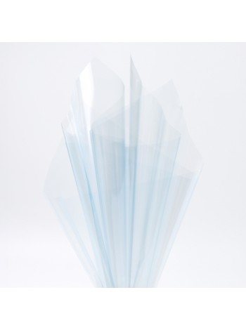 Пленка 60 см х10 м Звездная пыль цвет светло-голубой