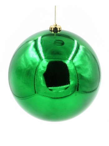 Шар пластик 20 см глянец цвет зеленый HS-43-42 /43-32