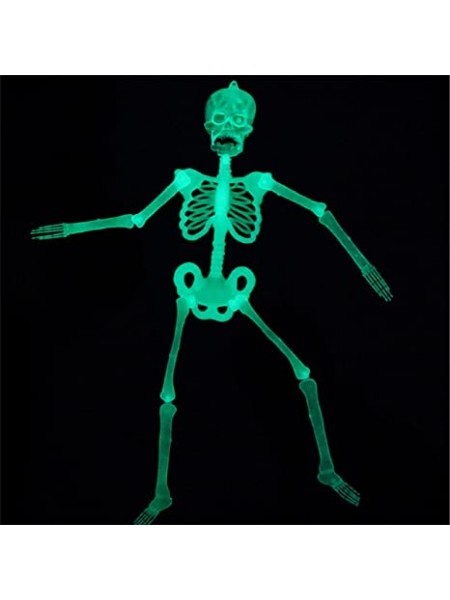 Скелет 86 см светонакопительный пластик Хэллоуин HS-4-14