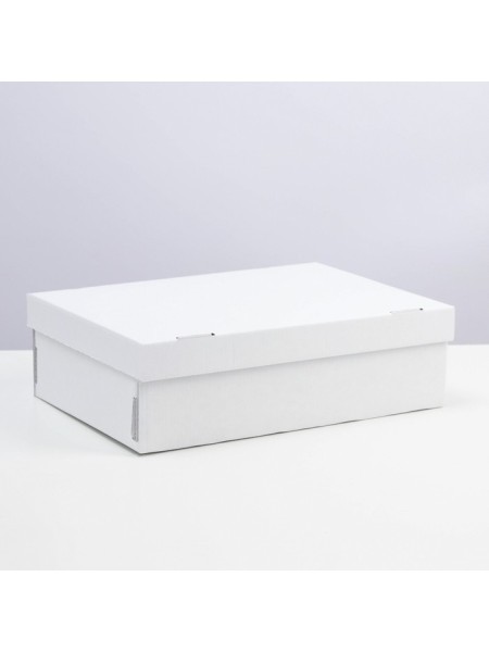 Коробка складная 30 х20 х9 см  цвет белый
