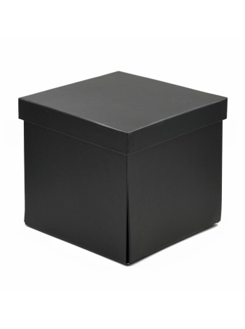 Коробка складная 20 х20 х19 см цвет черный HS-21-3