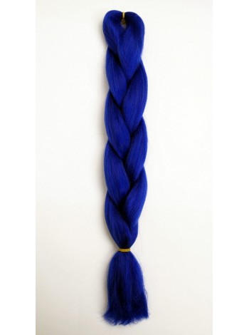 Коса 60 см цвет синий