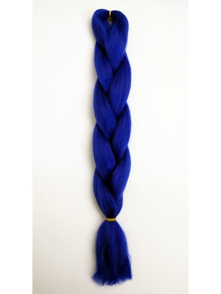 Коса 60 см цвет синий