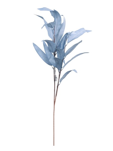 Ветка листья лавра 108 см цвет голубой  HS-33-3