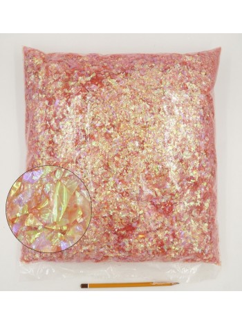 Конфетти дробленные 1000 гр перламутр цвет розовое золото HS-3-3