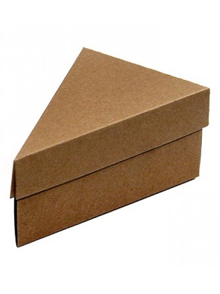 Коробка складная 15 х10 х7 см тортик крафт эко крышка+дно 146/93