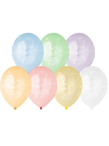 14"шелкография кристалл С ДР Одуванчики шар воздушный