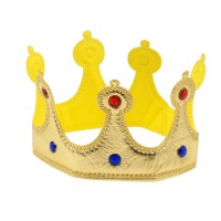 Корона Королевы с камнями золотая HS28-1