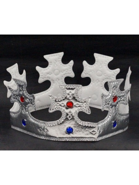 Корона Короля с камнями серебро HS28-2