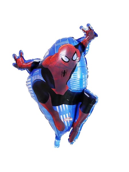 Фольга шар фигура Человек паук в полете Китай 30"/76 см