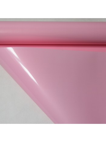 Пленка 58 х10 м цвет розовый лаковая матовая 65 мкр