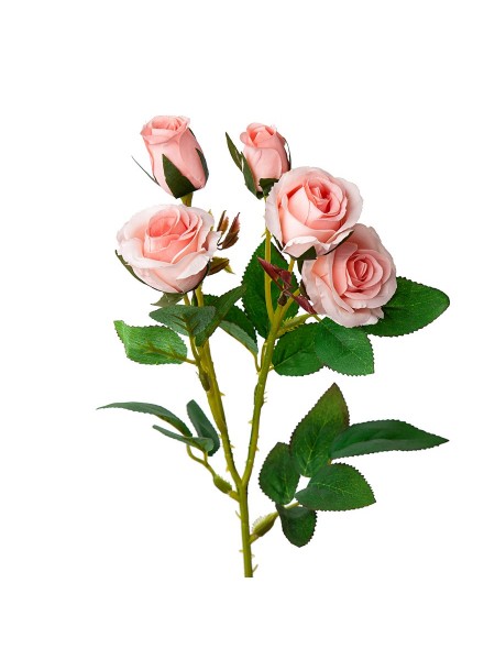 Роза букет 42 см цвет светло-розовый 0042-15