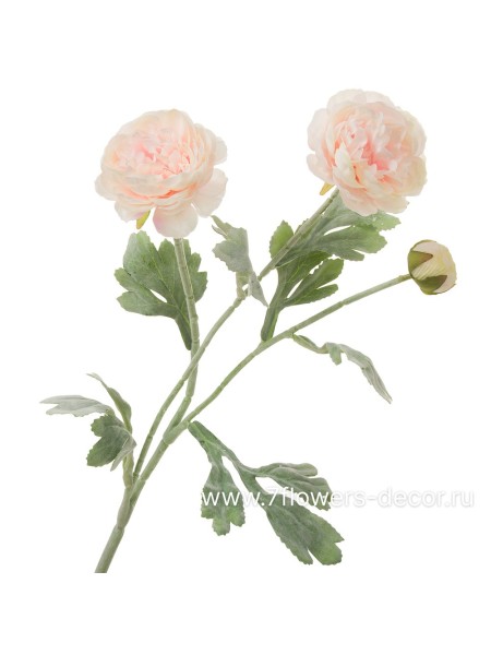 Ранункулюс 52 см цветок искусственный цвет розовый Арт BL6083-PI
