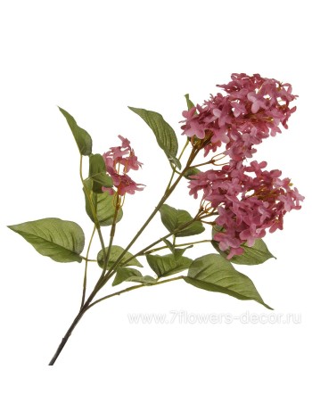 Сирень 77 см цветок искусственный цвет розовый Арт YY23-31-PI