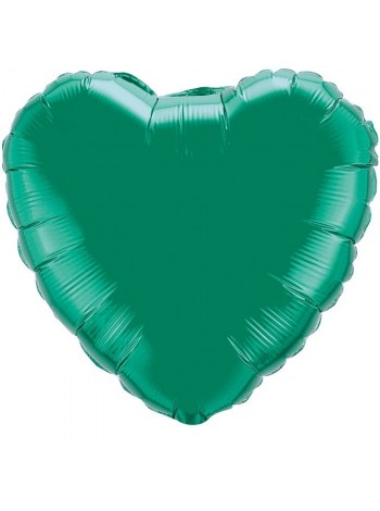 Фольга шар Сердце 18"/46 см зеленый 1 шт Испания FM