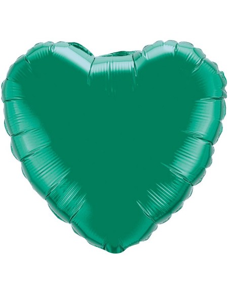 Фольга шар Сердце 18"/46 см зеленый 1 шт Испания FM