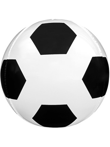Фольга шар фигура 3D Футбольный мяч 43"/109 см Китай
