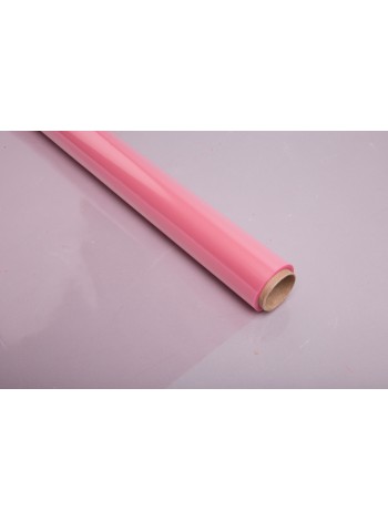 Пленка цветная 58 см х10 м гласс цвет розовый жемчуг 45 мкм арт 00096865