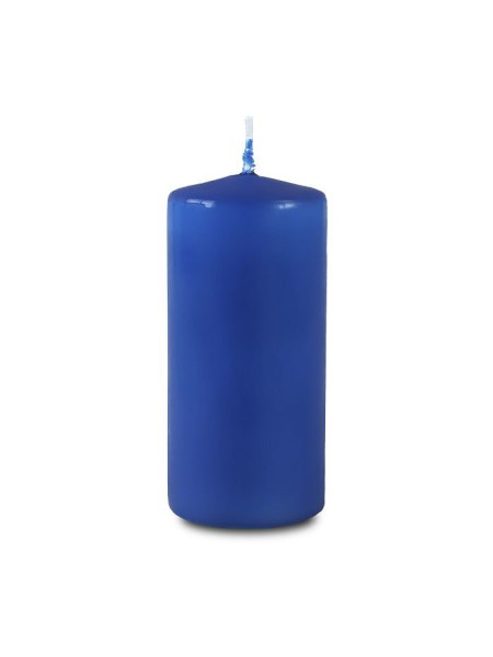 Свеча пеньковая 50 х 115 цвет синий