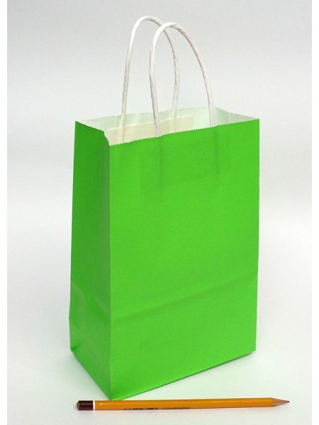 Пакет крафт 15 х 21 х 8 см цвет Зеленый