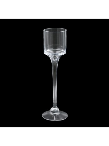 Ваза стекло 40 х10 см Бокал на ножке цвет прозрачный MVOSS-40 HS-28-11