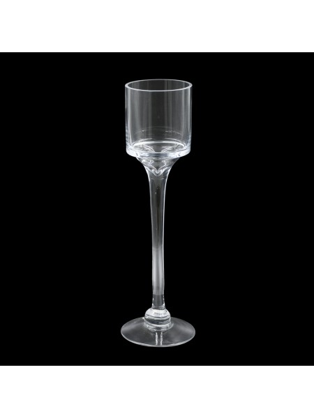 Ваза стекло 40 х10 см Бокал на ножке цвет прозрачный MVOSS-40 HS-28-11