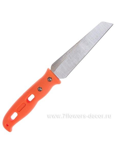Нож флористический 23 см цвет синий-оранжевый CR-153