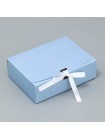 Коробка складная 16,5х12,5х5 см цвет голубой