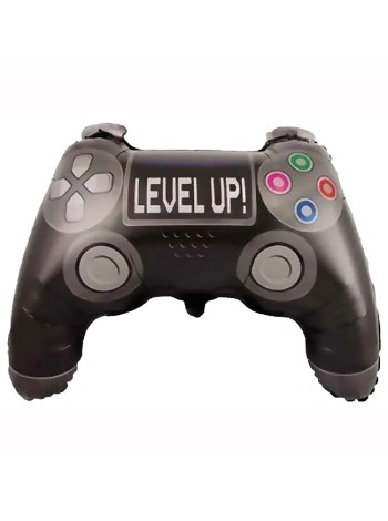 Фольга шар Джойстик игровой LEVEL UP 27"/69 см