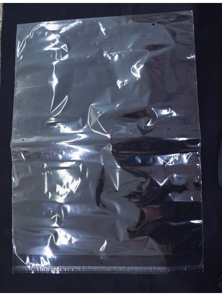 Пакет прозрачный 50 х70 см со скотчем 1/25 шт