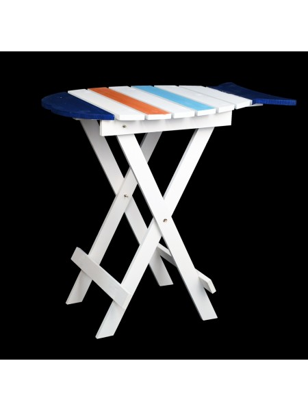 Стол складной 59 х39 см Морской цвет красно-сине-белый HS-24-28