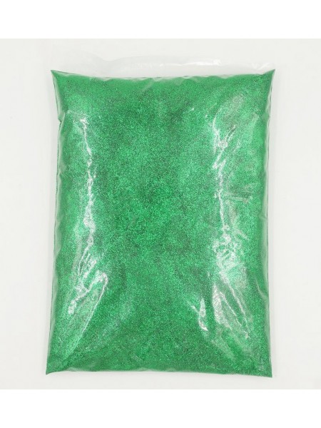 Глиттер 1000 г цвет зеленый  HS-3-2