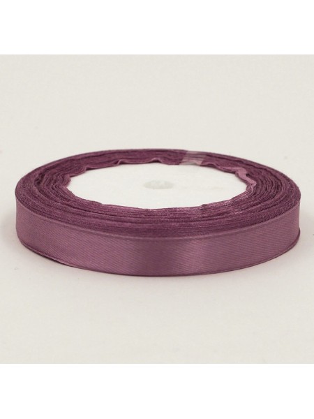 Лента атлас 1,2 см х25 ярд цвет светло-пурпурный  № 091  HS-50-1