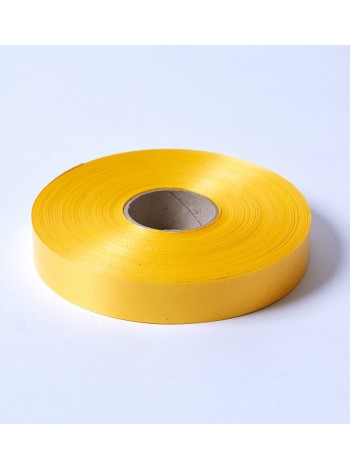 Лента полипропилен 2 см х 50 ярд цвет ярко желтый 39