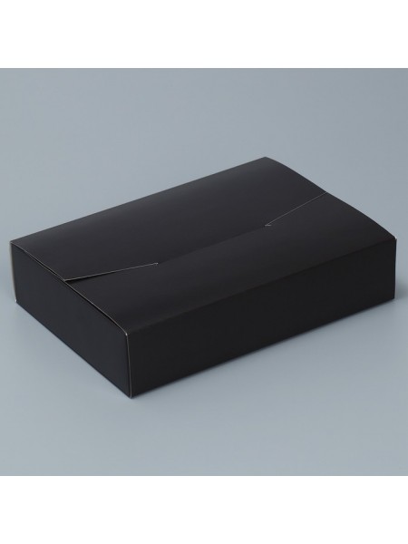 Коробка складная 22 х16 х5 см конверт Черная