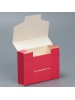Коробка складная 16 х12 х4 см конверт Розовая
