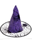 Шляпа ведьмы Паутина микс d=20/37 см h=37 см HS-1-18