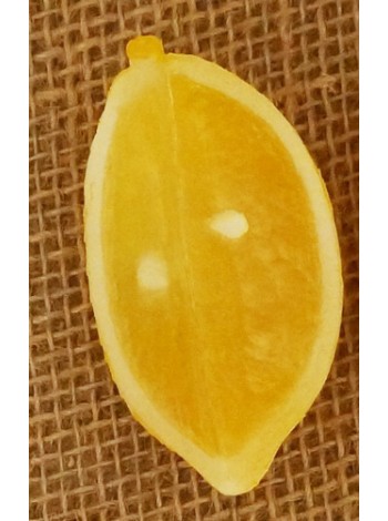 Лимон четвертинка 7см