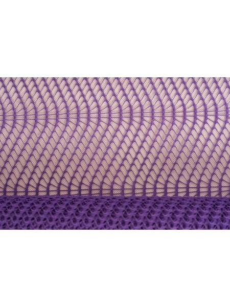 Кружево Волна 50 см х 4,5м цвет фиолетовый