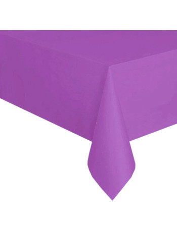 Скатерть 137 х183 см цвет сирень полиэтилен HS-18-1