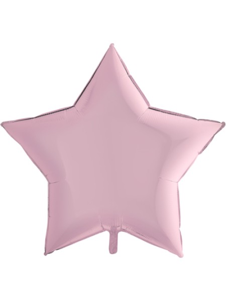 Фольга шар Звезда 36"/91 см пастель Pink Grabo розовый