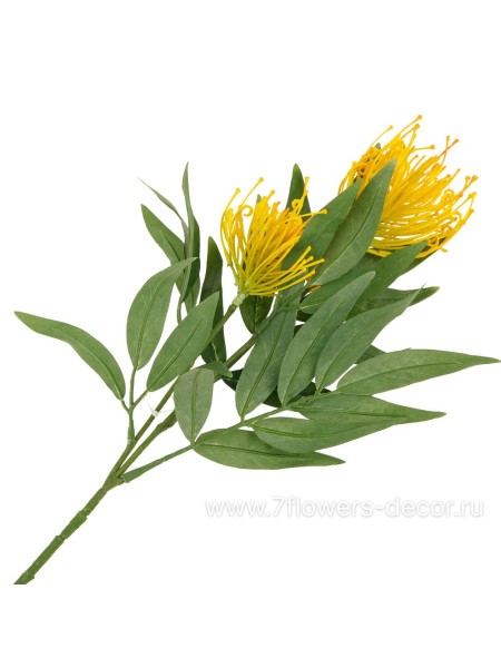 Гревиллея 73 см цветок искусственный цвет желтый Арт MF-4835-004-K