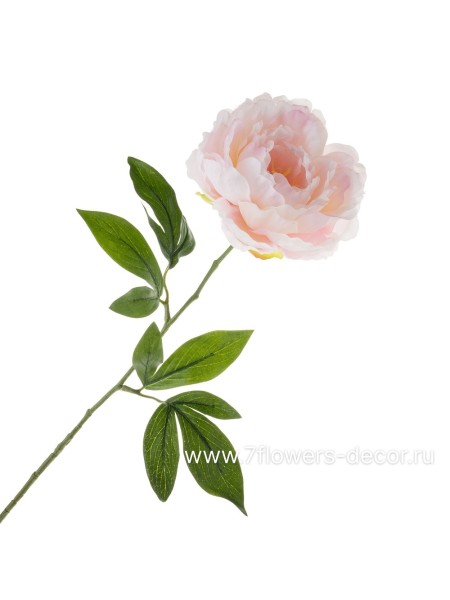 Пион 66 см цветок искусственный цвет светло-розовый Арт MF-4837-071-K