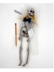 Скелет в образе 50 см пластик+тестиль HS-36-2