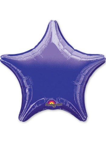 Фольга шар Звезда 19"/48 cм металлик фиолетовый Anagram