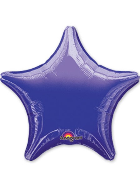 Фольга шар Звезда 19"/48 cм металлик фиолетовый Anagram