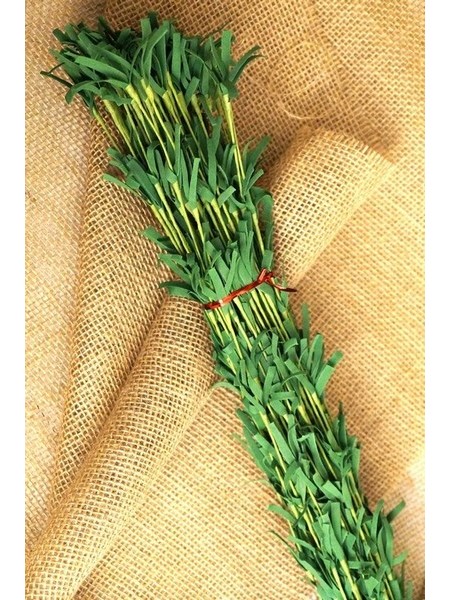 Заготовка для венка веточка с листьями 67 см (40-50 шт в упаковке)